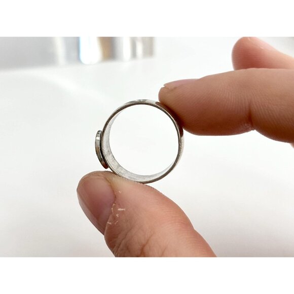 Putnman High School Graduation 925 Kinney Sterling Silver Vintage Ring - sz 6 - Picture 10 of 14